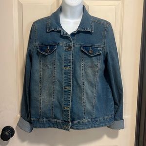 BACCINI Denim Jacket. New condition Small